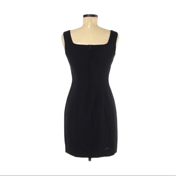 Evan Picone Casual Black Dress Size 6 petite - Picture 2 of 4